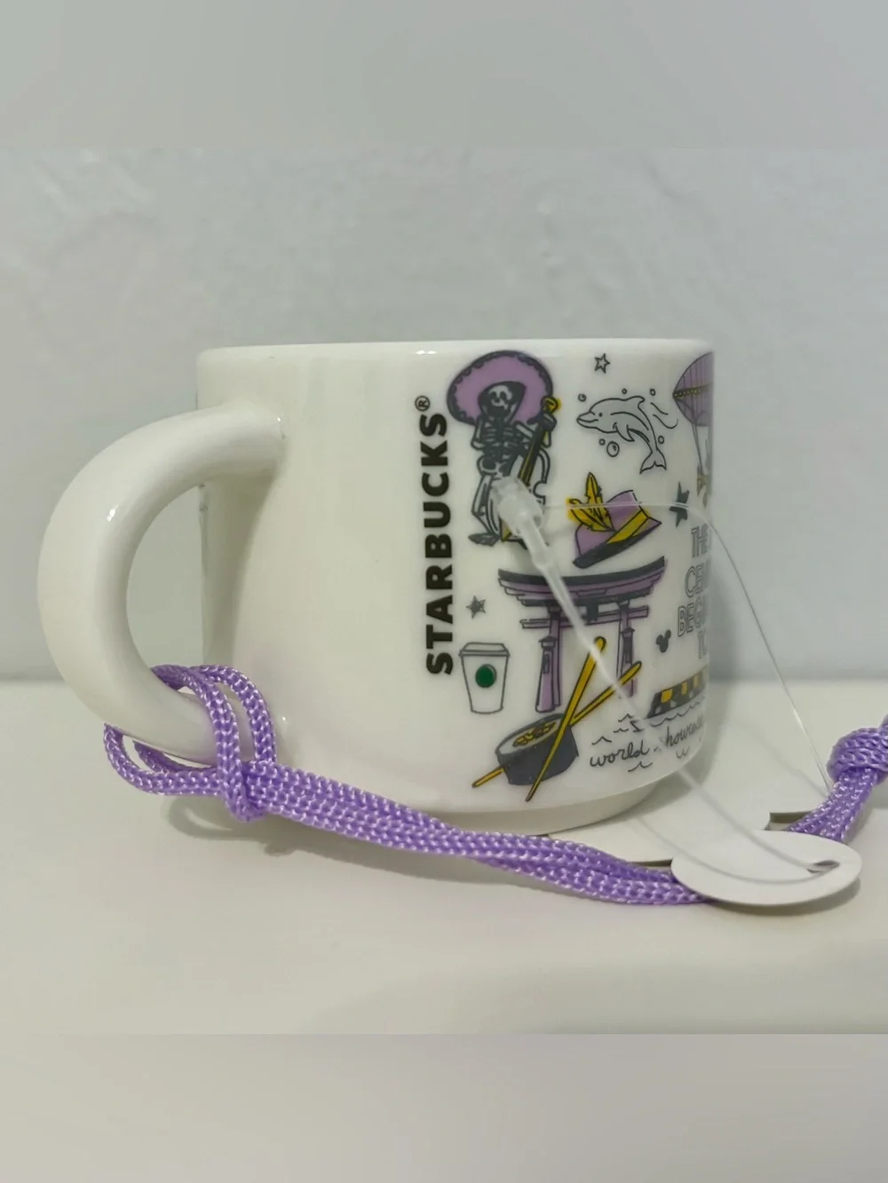 Starbucks Been There Series Disney Epcot 2oz Mug Ornament